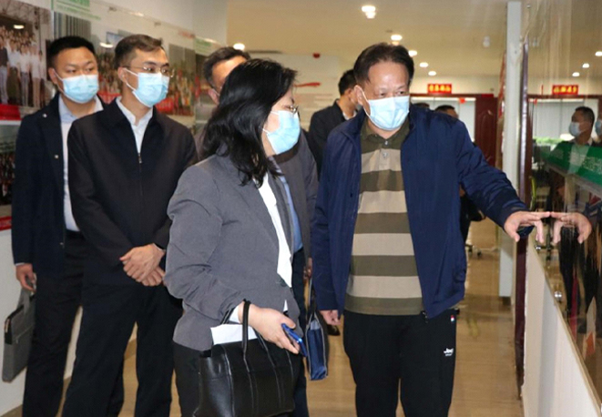 省科技厅副厅长朱皖一行莅临我司调研指导工作